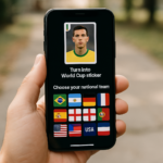 Virar Figurinha da Copa: Escolha sua Seleção!