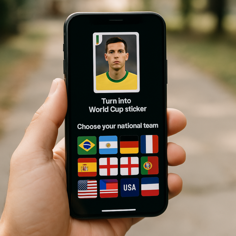 Virar Figurinha da Copa: Escolha sua Seleção!